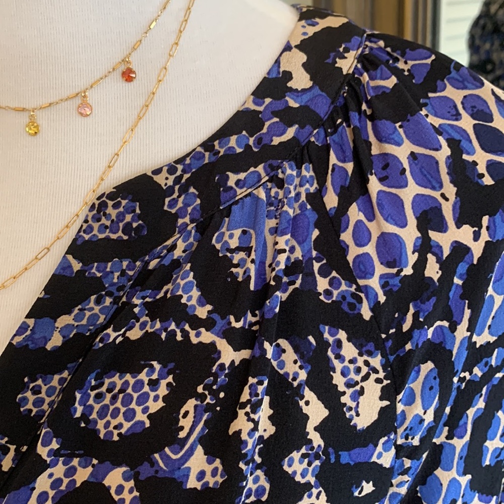 Tibi Silk Python Print Blouse - image 6